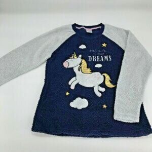 Secret Treasures Girls Sweater Believe In Your Dreams Unicorn Youth Size Large